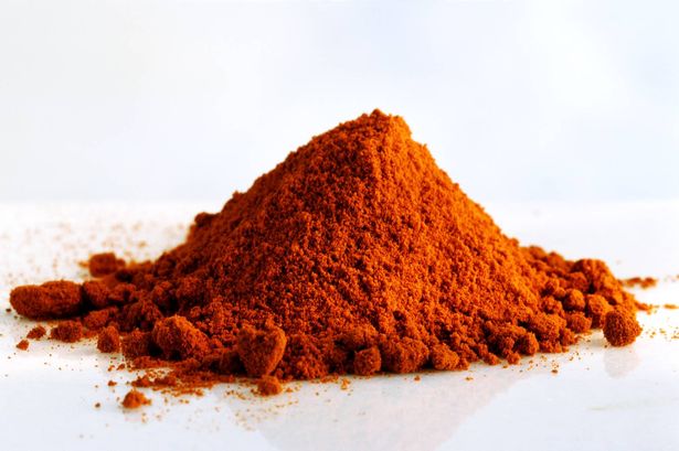 Chilli powder in a pile