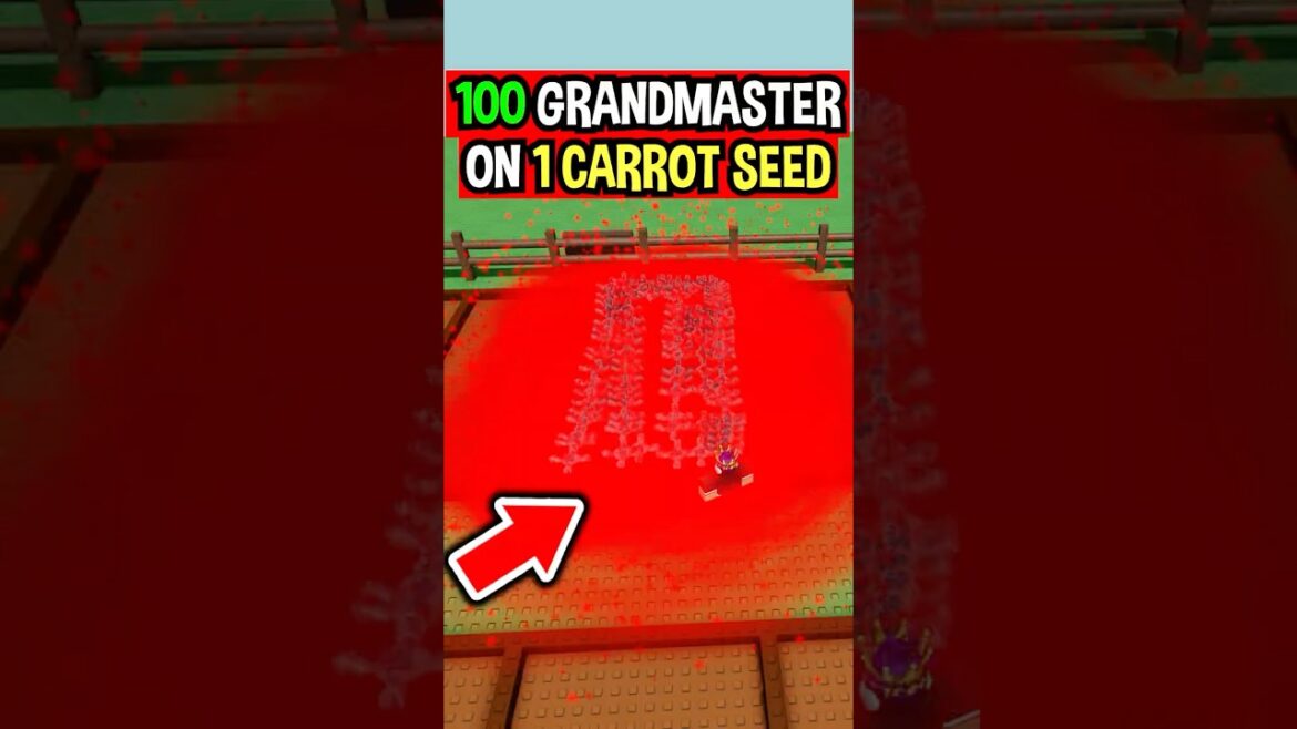 100 GRANDMASTER SPRINKLERS vs 1 CARROT SEED in Roblox Grow a Garden..
