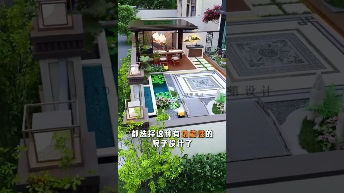 78㎡ New Chinese-Style Garden Design 🌿🏡 | My Neighbors Are Jealous!