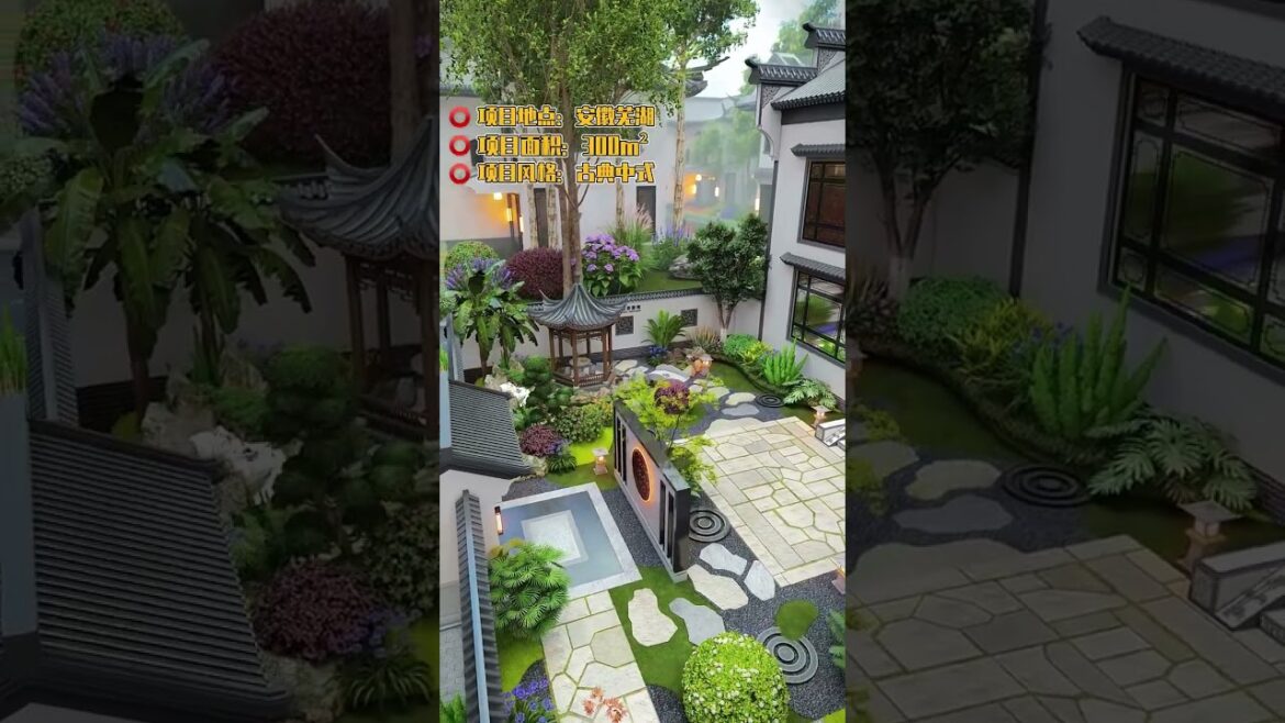 Modern House Garden Design 744. #home #homedecor #dreamhome #homedesign #homegarden #gardendesign