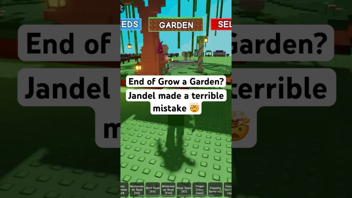 Grow a Garden is Done For…