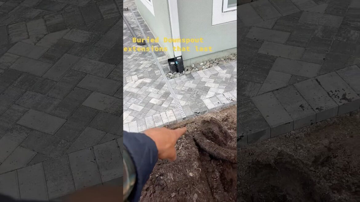 Save your paver patio with this drain.