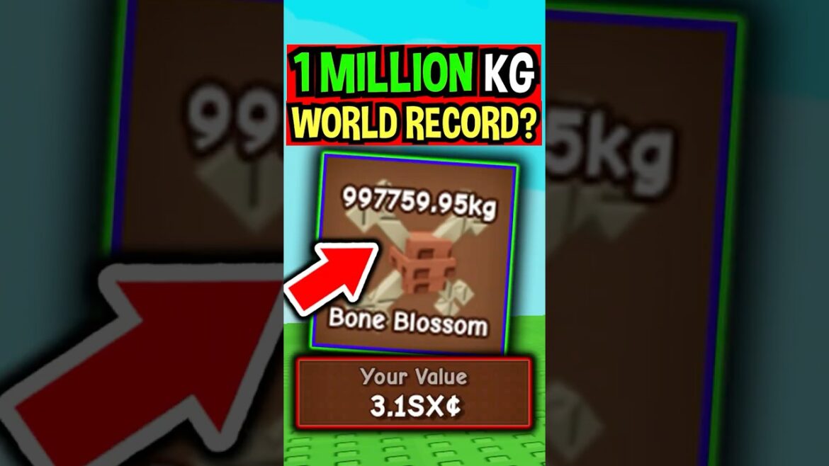 1 MILLION KG BONE BLOSSOM in Roblox Grow a Garden..