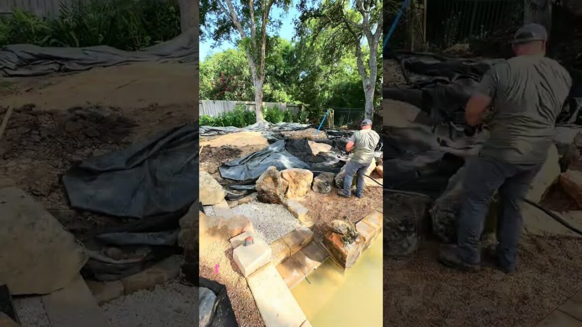 New Water Feature Build in Webster, Texas! New Water Feature Build in Webster, Texas!