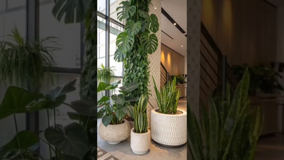 🌿 Indoor Plants Decor Ideas | Stylish Green Home 🪴#indoorplants #shorts #plants #viral #plantdecor