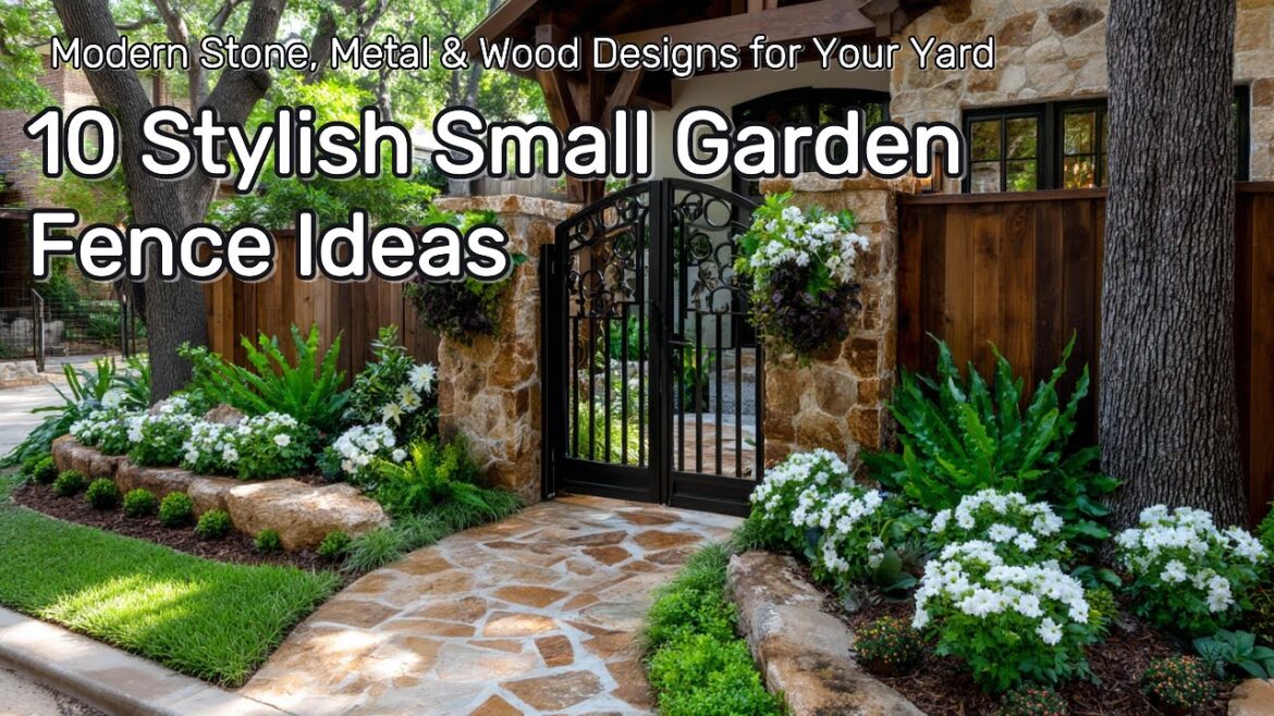 10 Stylish Small Garden Fence Ideas – Modern Stone, Metal & Wood Designs for Your Front Yard 10 Stylish Small Garden Fence Ideas – Modern Stone, Metal & Wood Designs for Your Front Yard