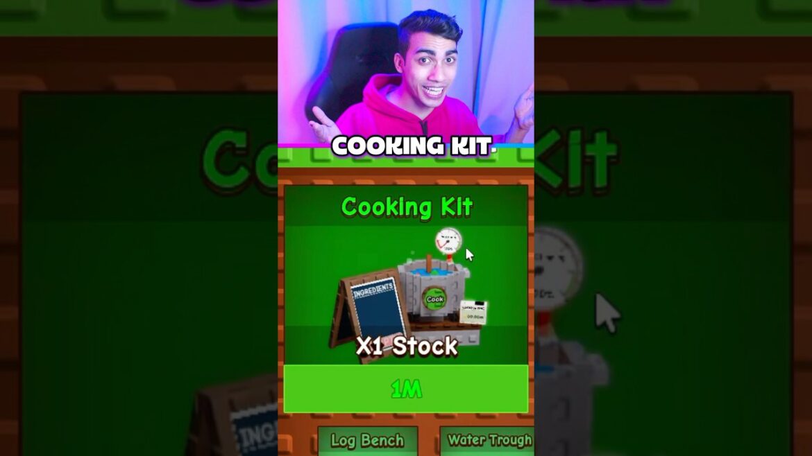 COOKING KIT IN STOCK GROW A GARDEN 😱