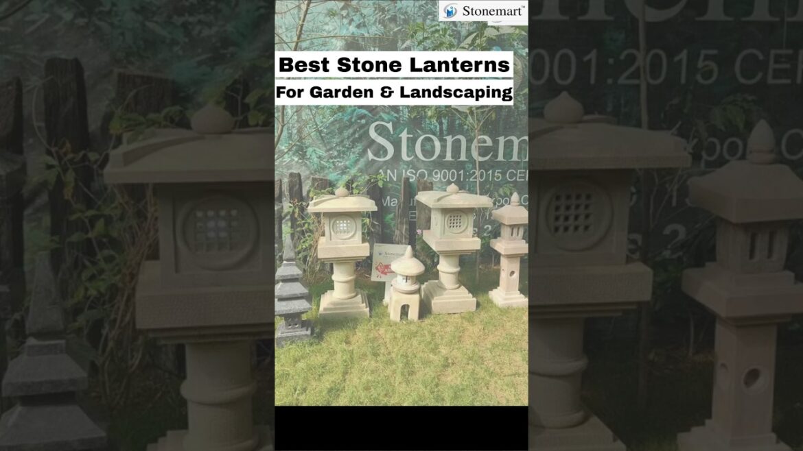 Buy Best #StoneLanterns For Garden & Landscaping #stonemart #gardendecor