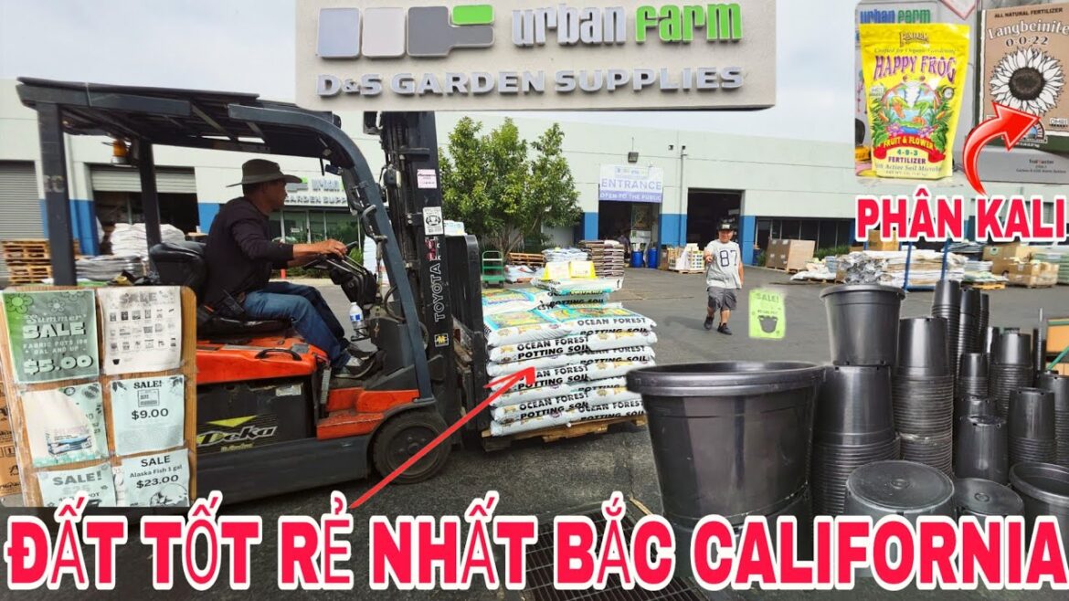 D & S GARDEN SUPPLIES TIỆM BÁN ĐẤT CHẬU GIẢM GIÁ RẺ TIỀN NHẤT Ở MIỀN BẮC CALIFORNIA PHÂN ORGANIC