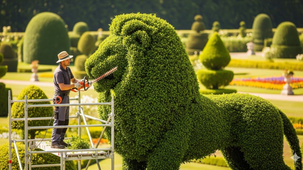 Watch This Stunning Tree Shaping & Garden Transformation – Relax & Enjoy Satisfying Design 🌳 Watch This Stunning Tree Shaping & Garden Transformation – Relax & Enjoy Satisfying Design 🌳