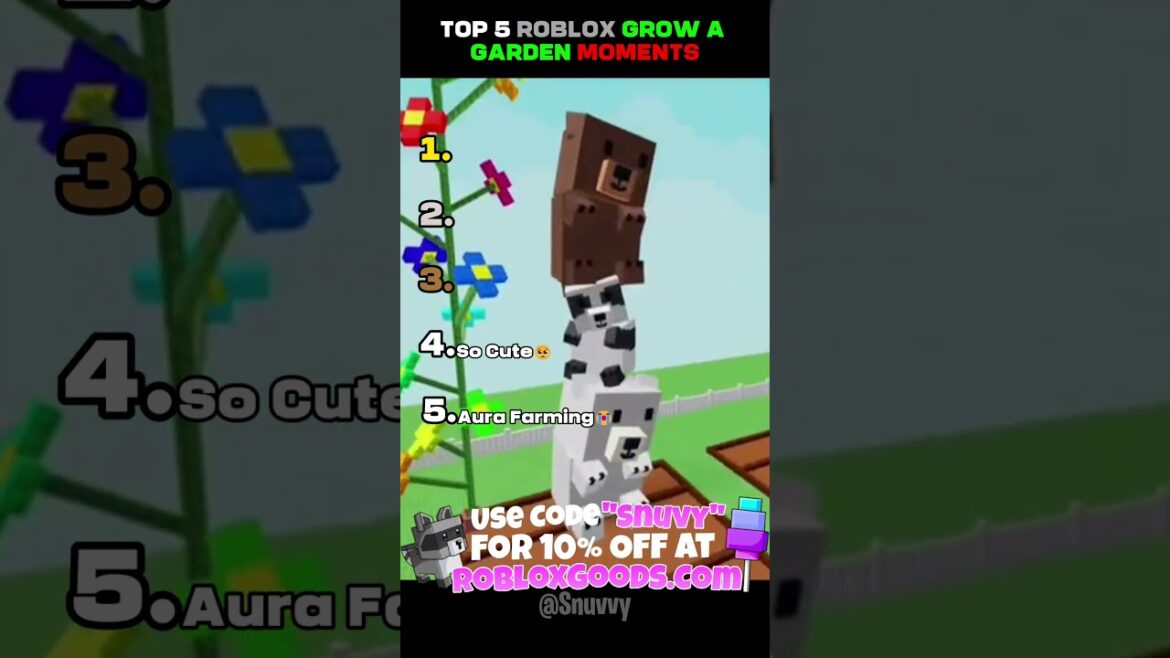 Funniest Grow a Garden Moments🥀