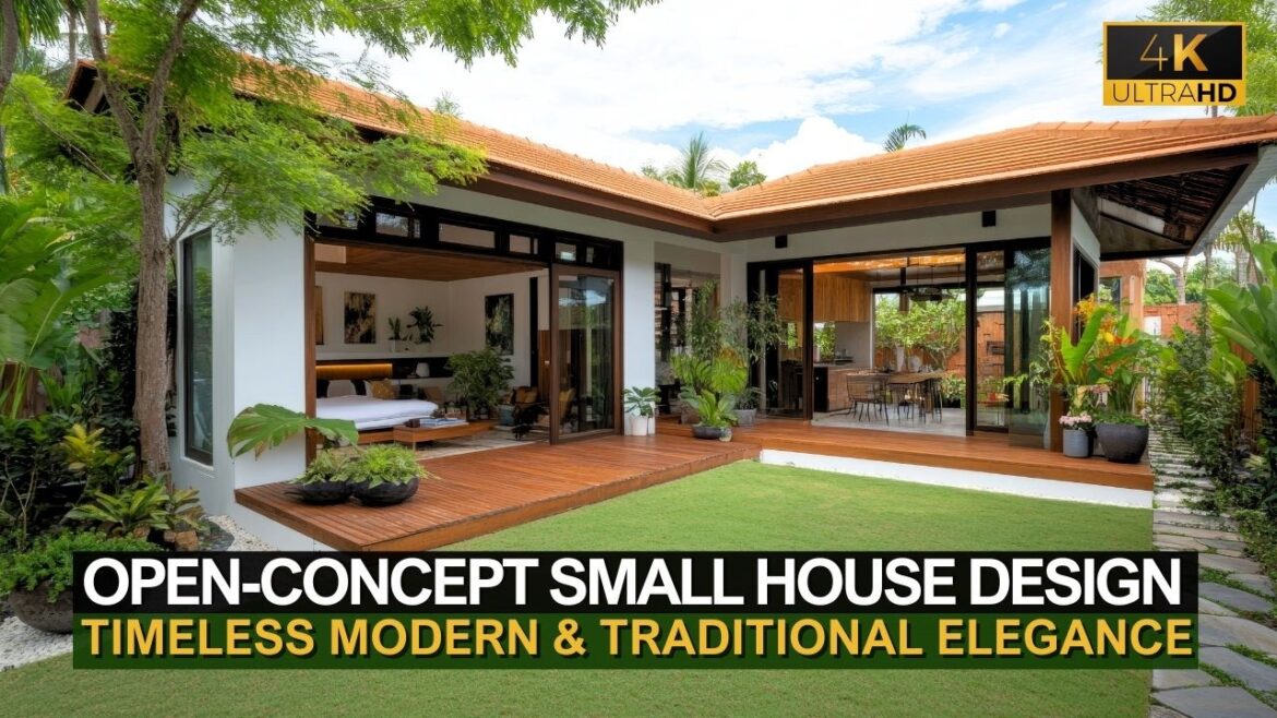 Timeless & Trendy: Open-Concept Small House Design with Modern & Traditional Elegance Timeless & Trendy: Open-Concept Small House Design with Modern & Traditional Elegance