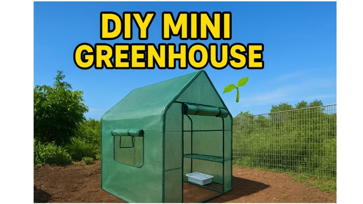 DIY Greenhouse Frame & Cover | Easy Setup for Gardening & Plant Protection