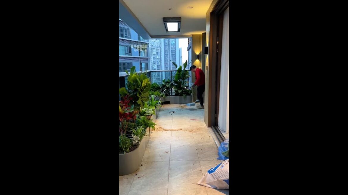 4 Hours to Create the Balcony Landscape Mom and Dad Love Most