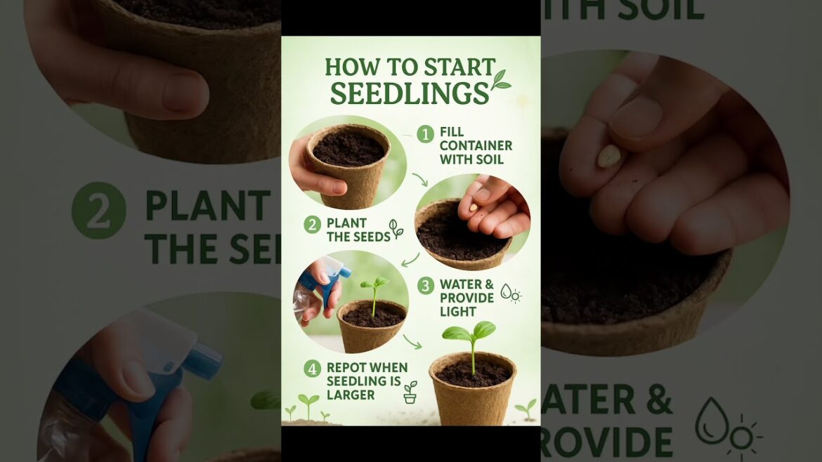 how to start seedlings #shorts #ytshorts