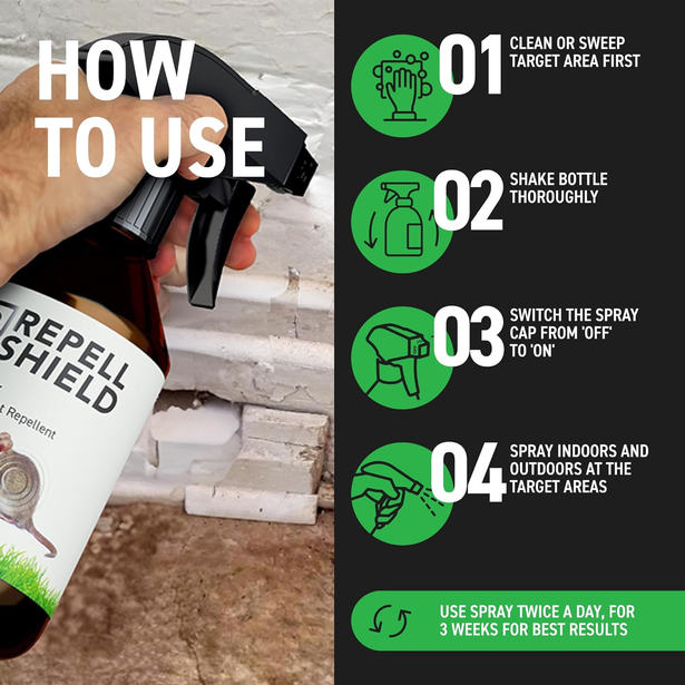 A picture of RepellShield Rat & Mouse Repellent Spray