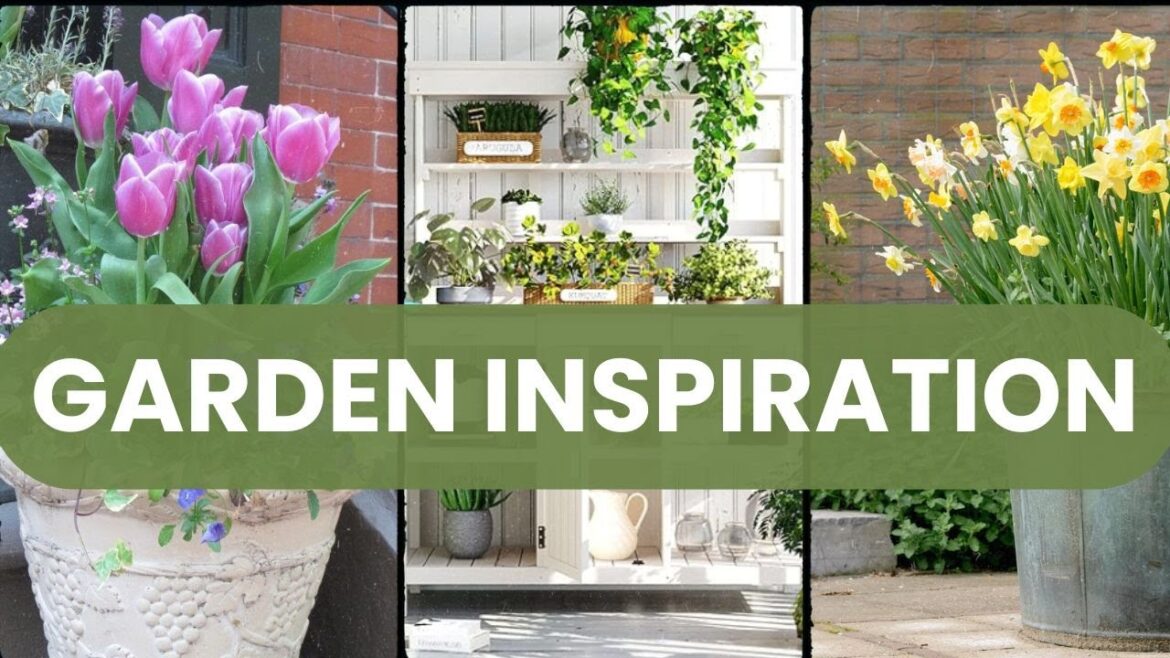 How to Elevate Your Garden// Potting Benches //Container Flower Planters