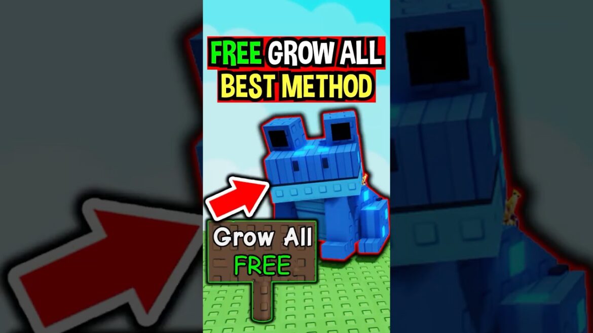 FREE GROW ALL METHOD in Grow a Garden..