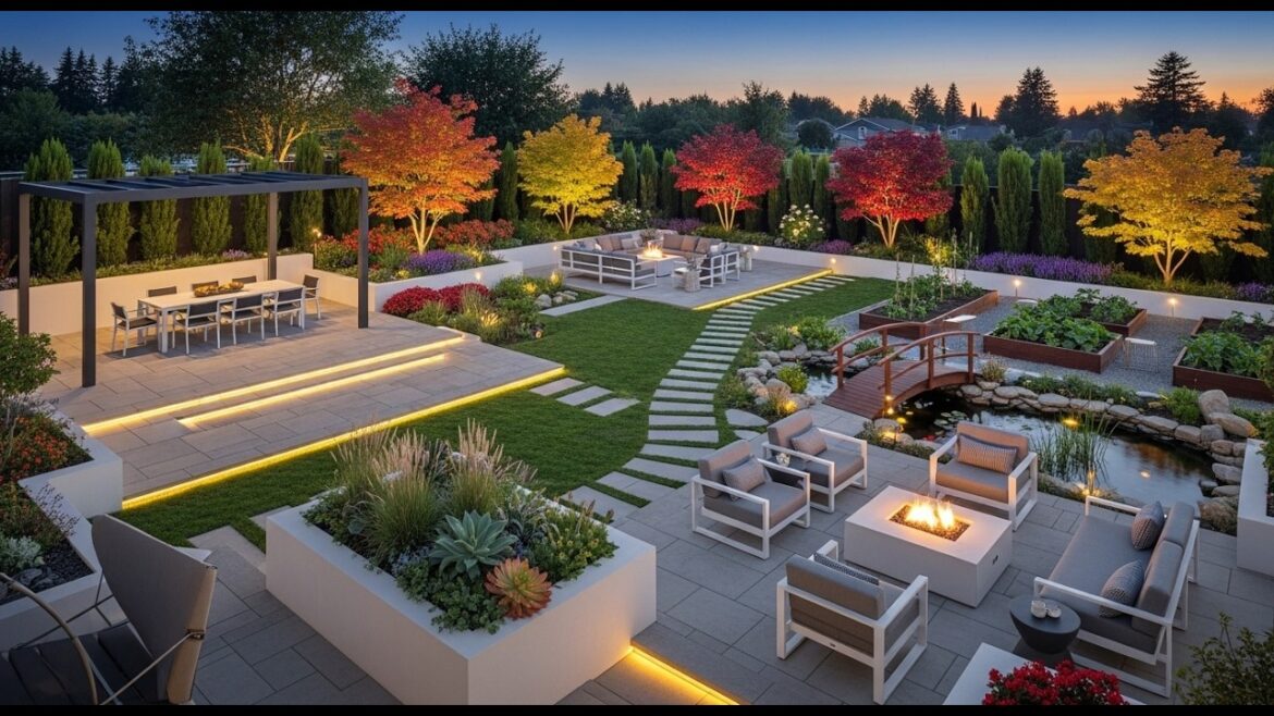 Modern Garden Landscaping Ideas 2025 | Small & Large Yards