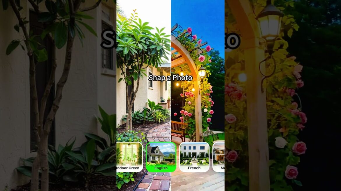 Transform Your Backyard –AI Garden Design: Makeover App#garden #backyard #gardening #gardeningtips