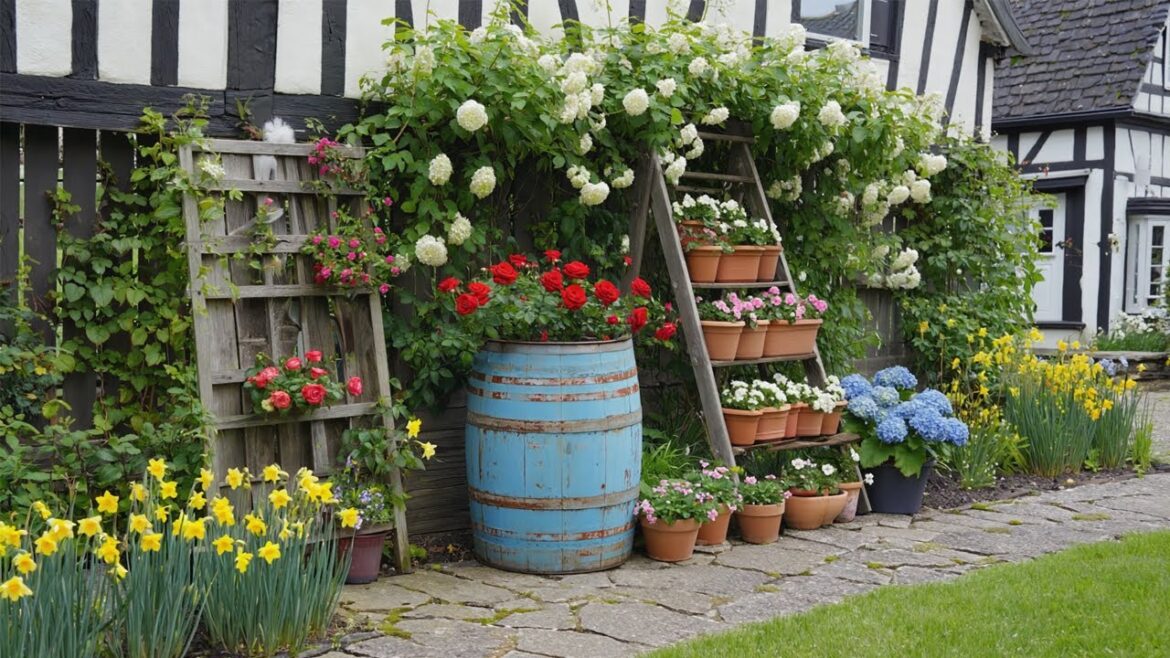 100+ Recycled Items Turned into Stunning Garden Landscapes 100+ Recycled Items Turned into Stunning Garden Landscapes