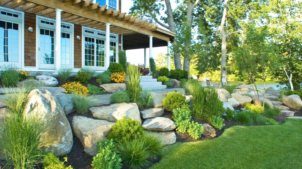 NATURAL! RIVER ROCK GARDEN DESIGN IDEAS | AMAZING CREEK ROCKS FOR LOW MAINTENANCE GARDEN LANDSCAPE NATURAL! RIVER ROCK GARDEN DESIGN IDEAS | AMAZING CREEK ROCKS FOR LOW MAINTENANCE GARDEN LANDSCAPE