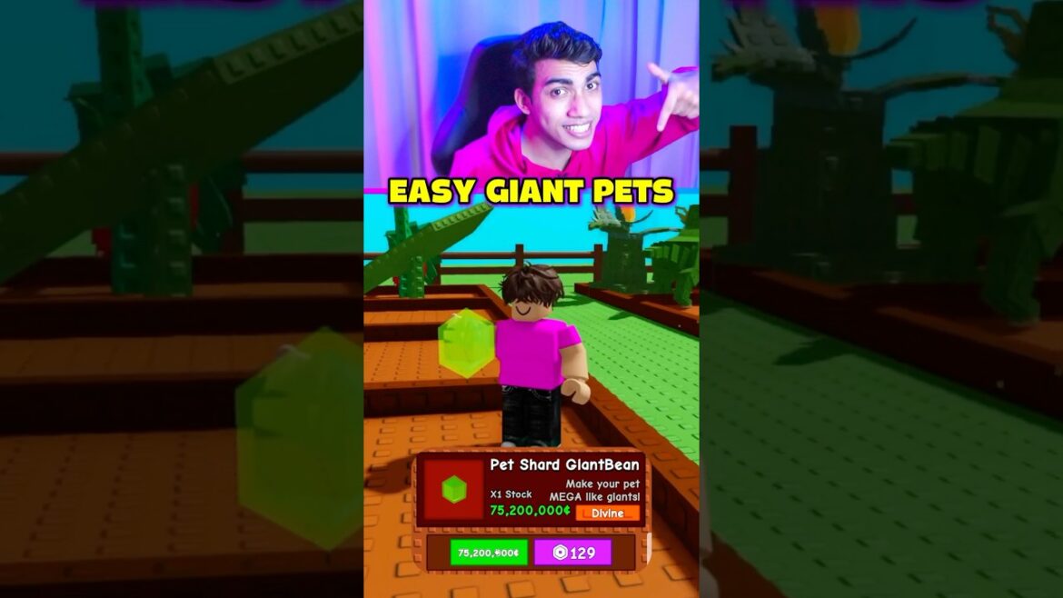 EASY GIANT PETS GROW A GARDEN 😱 EASY GIANT PETS GROW A GARDEN 😱