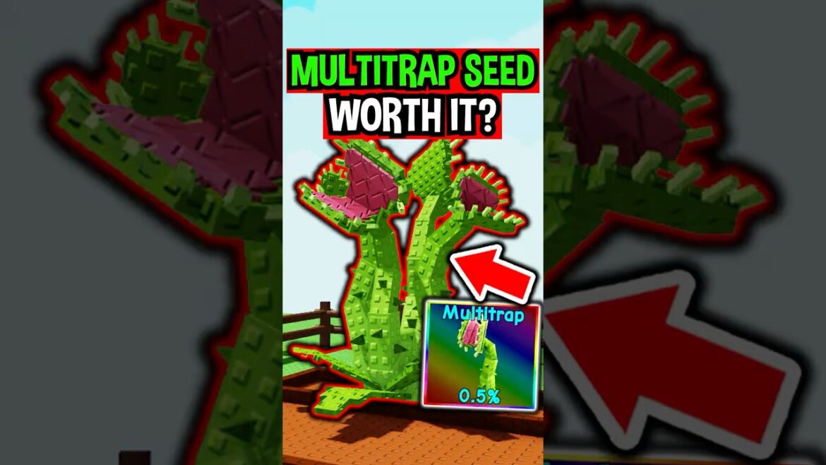 RAREST MULTITRAP SEED in Grow a Garden.. RAREST MULTITRAP SEED in Grow a Garden..