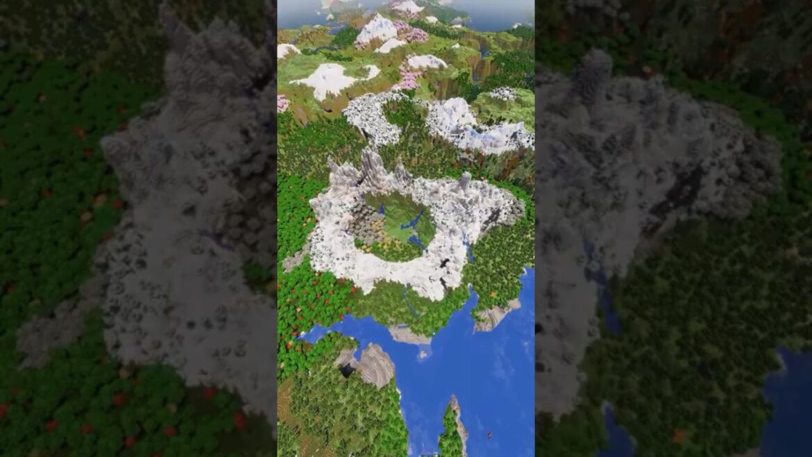 Minecraft Pale Garden Village in a Mountain Circle! (Java Edition Seed) Minecraft Pale Garden Village in a Mountain Circle! (Java Edition Seed)