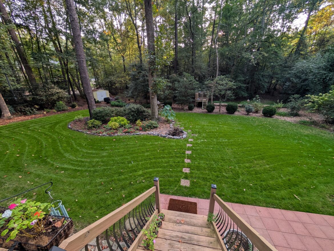 Hubby's hard work paying off!