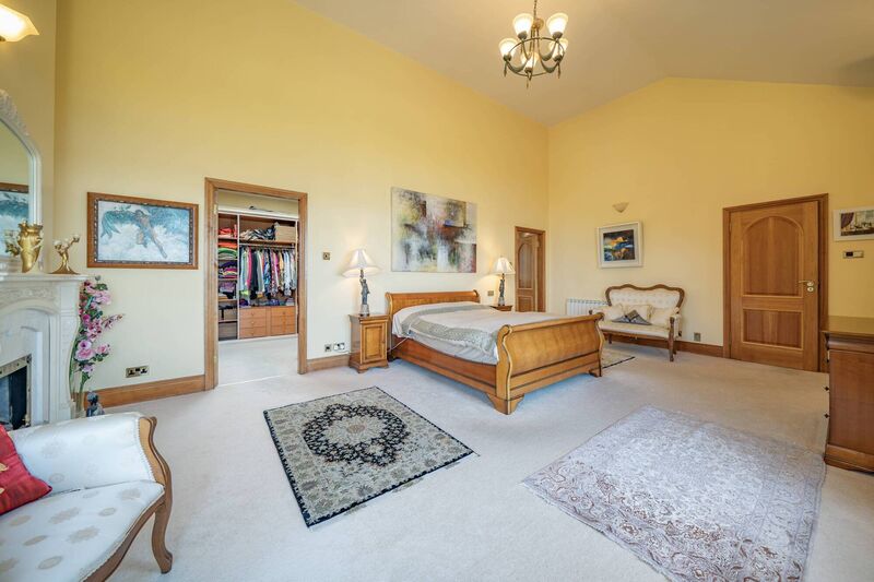 One of the five en suite bedrooms