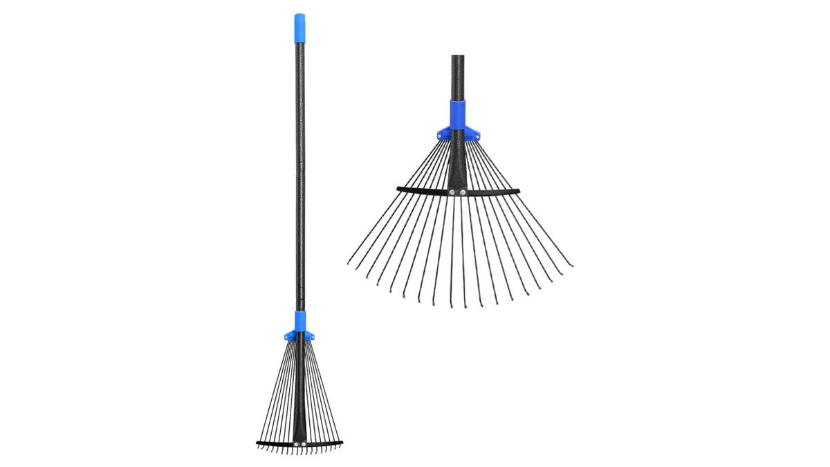 This rake expands for larger areas. 