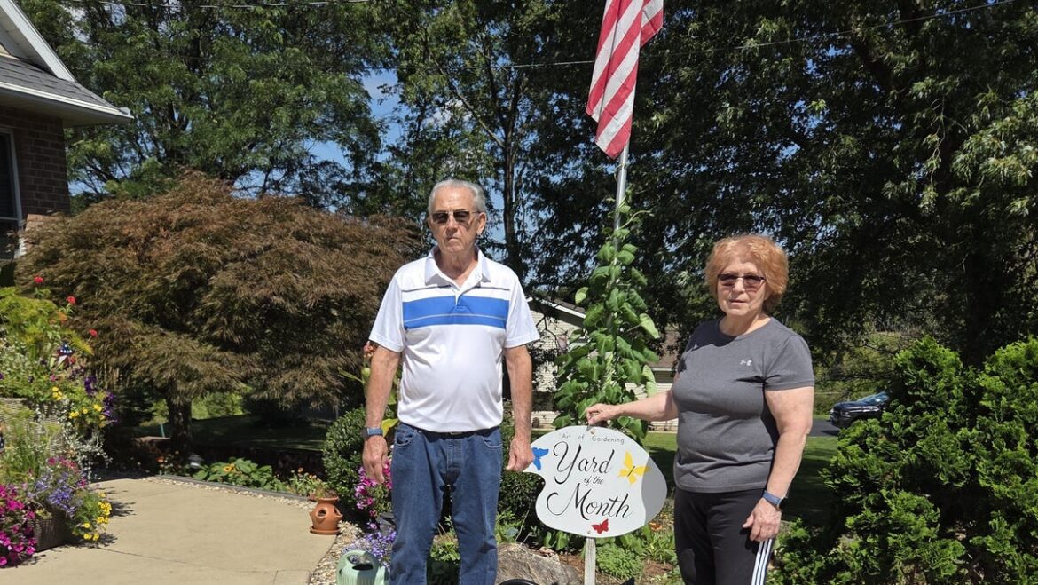 Ashland couple wins Yard of the Month for standout garden