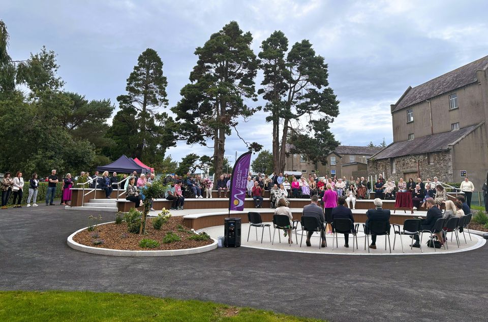 The official opening of St John's Community activity garden at St John's Community Hospital.