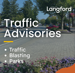City of Langford, traffic advisories