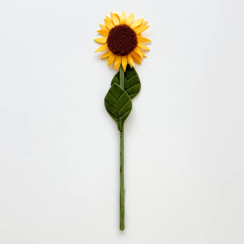 One of the plush flowers included in Cj Hendry's Flower Market 2.0