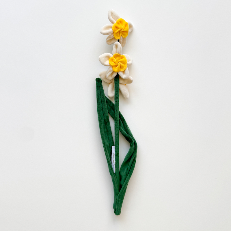 One of the plush flowers included in Cj Hendry's Flower Market 2.0