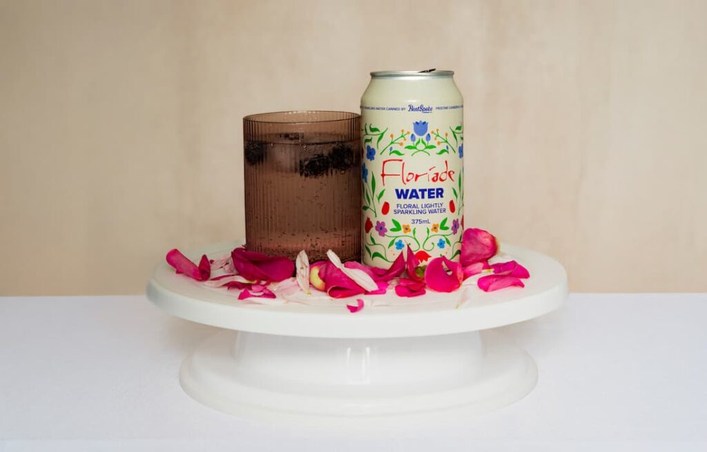 Floral tipple for Floriade flower festival