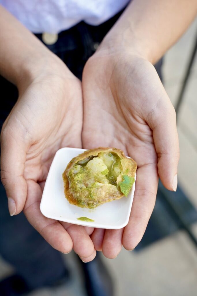 Pani Puri from Chai Pani – Garden & Gun pani puri