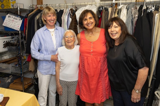 Kim Witmer, honoree Joyce Burns, Suzanne Meader, Liz Lovelace (shop...