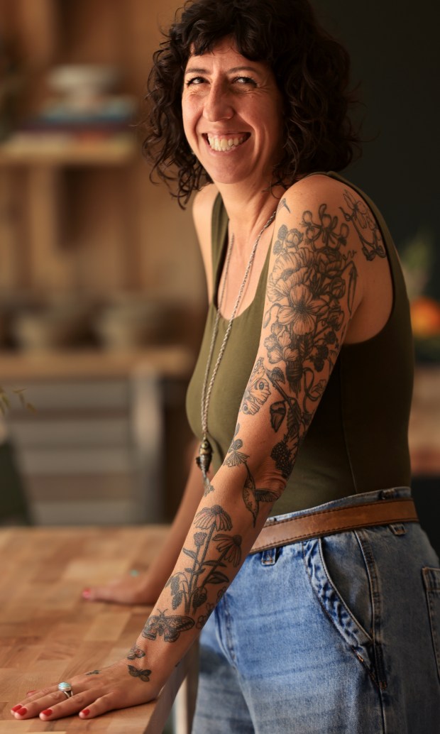 Jaclyn Konczal floral director of Front Porch Farm in Healdsburg,...