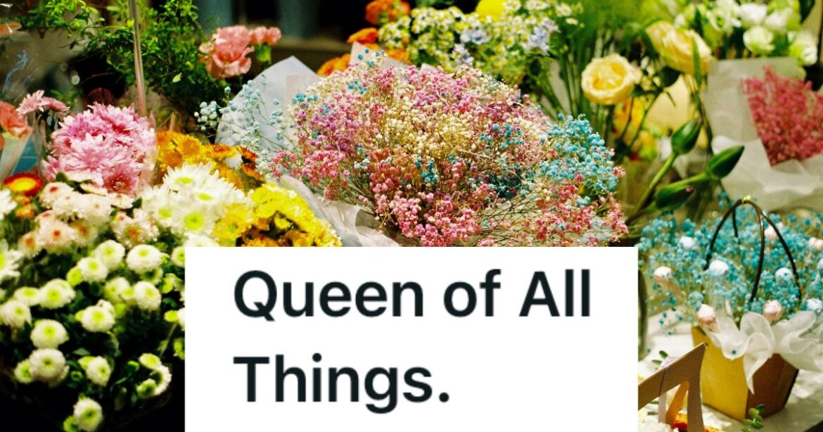 Her Customer Saw A Flower Sale In The Paper, But Flew Into A Rage When The Store Didn’t Have The Flowers She Wanted » TwistedSifter woman painting a mural on a wall