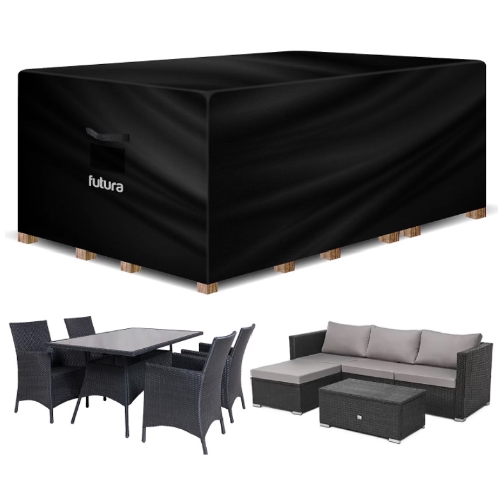 Futura Direct LTD, Futura Premium 600D Rectangular Waterproof Garden Furniture Cover, Weatherproof