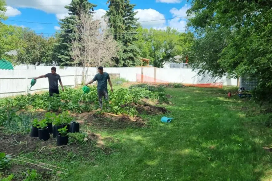 Battlefords District Food and Resources Centre community garden volunteers