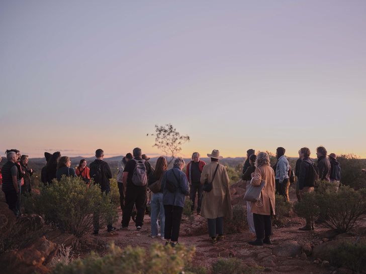 Delegates included Mparntwe artisans, consultants, architects, academics and students.