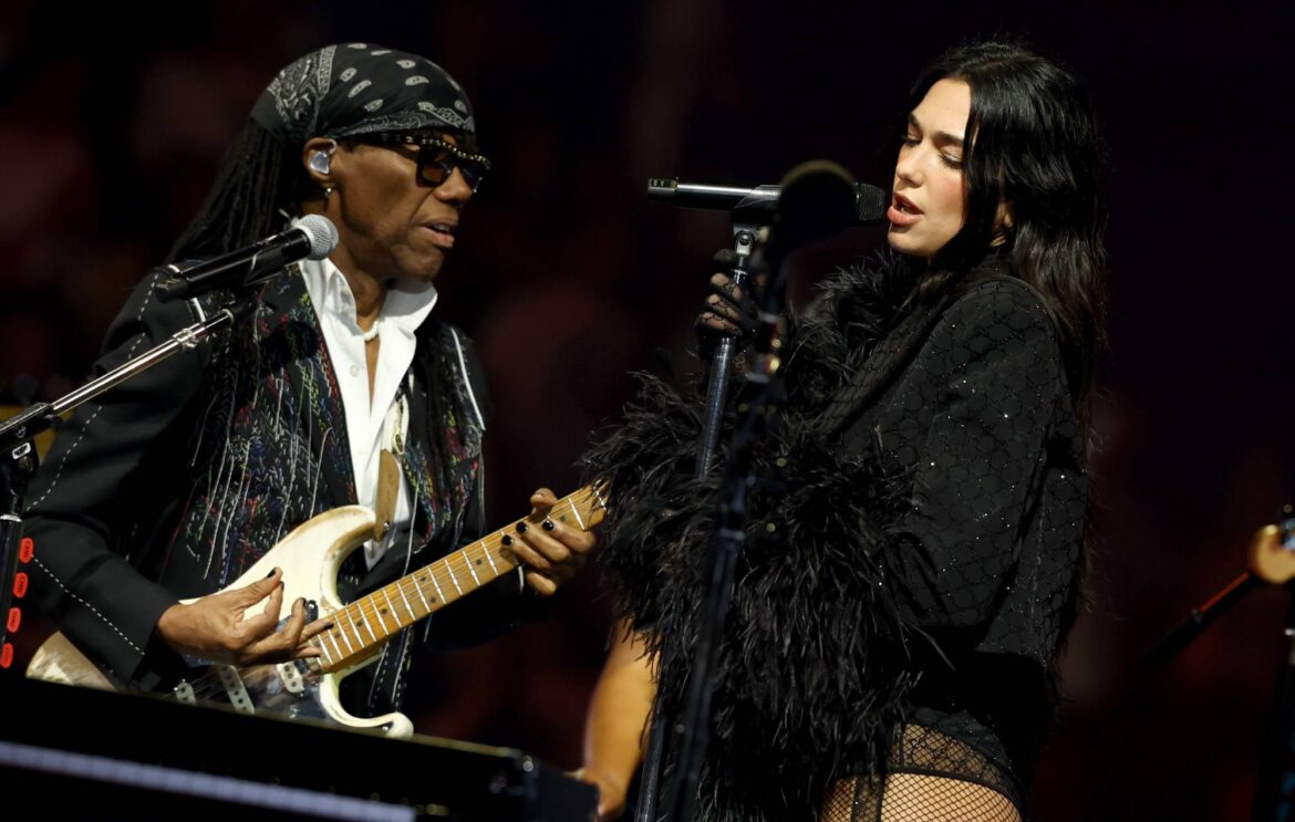 Watch Dua Lipa play Chic's 'Le Freak' with Nile Rodgers in Madison Square Garden