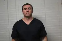 Derrick Alling’s mugshot, photo courtesy of Christian County Jail.