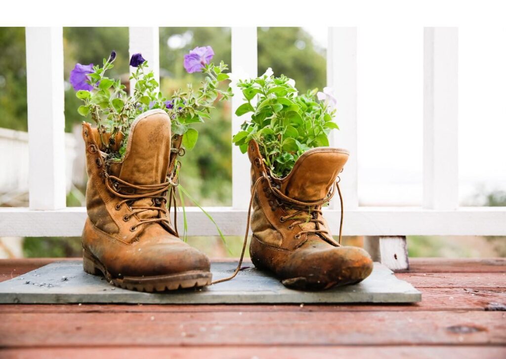 I loved these boots…when they died, I had to give them new life