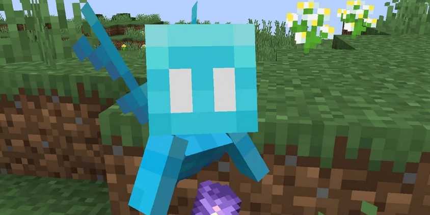 Minecraft player discovers adorable interaction between an Allay and a Fox