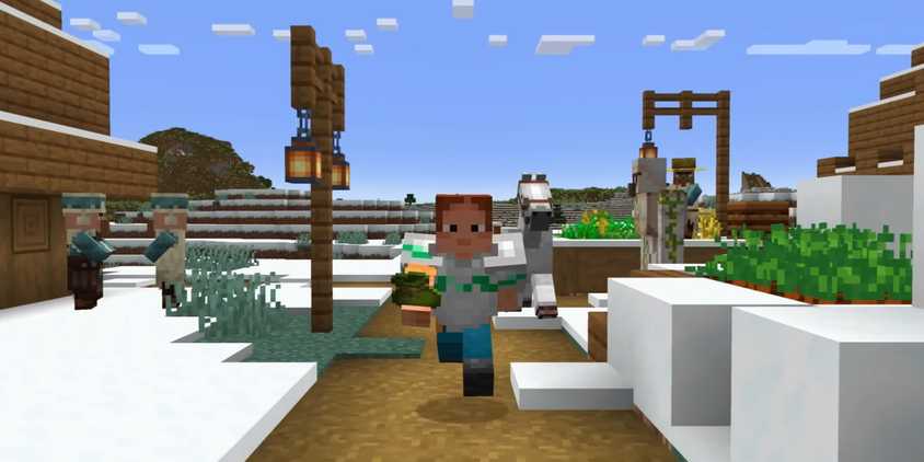 Minecraft House gameplay